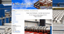 Desktop Screenshot of mc-dach.com
